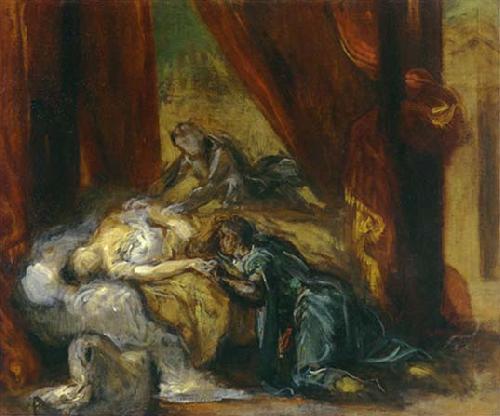 Eugene Delacroix The Death of Desdemona oil painting picture